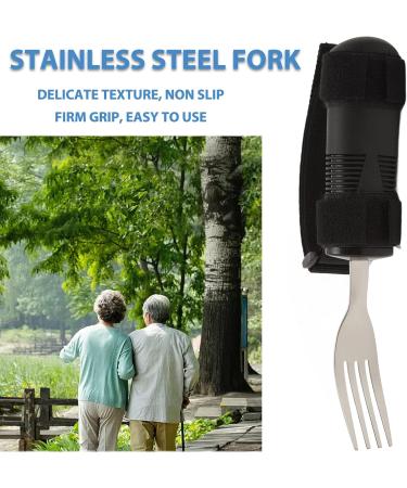 Adaptive Utensils Eating Auxiliary Di Hemiplegia Cutlery Forking Eating Aid Anti Shake Dinnerware - Buy Online on GoSupps.com