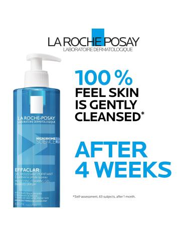 La Roche-Posay Face Wash Gel Cleanser Effaclar Gentle Purifying Foaming Gel for Oily and Sensitive Acne-Prone Skin. Alcohol-free Soap-Free Paraben-free Non-Comedogenic 400mL - Buy Online on GoSupps.com