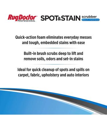 Rug Doctor Spot & Stain Scrubber - Deep Cleaning Foam | Multi-Purpose Stain Remover for Quick Cleanup | Fabric-Safe CRI Certified - Buy Online on GoSupps.com