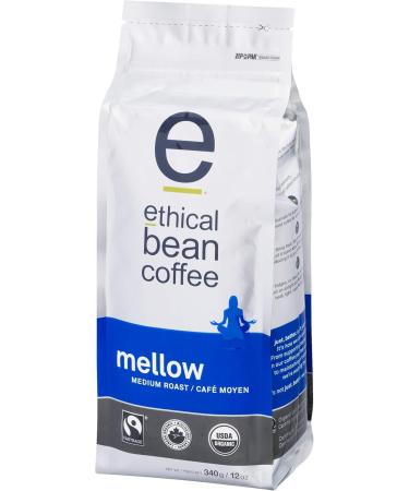 Ethical Bean Mellow Medium Roast Fairtrade Organic Coffee 340g (Pack of 6) 340 g (Pack of 6) Mellow Medium Roast - Buy Online on GoSupps.com