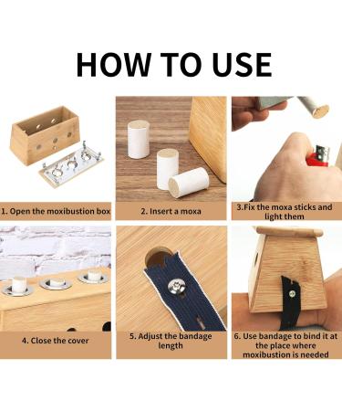 Moxa Sticks Burner for Acupuncture | Moxa Roller & Heat Therapy Box | Relieve Tiredness | Alternative Medicine Solution - Buy Online on GoSupps.com