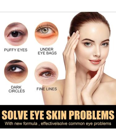 ANRUI Temporary Firming Eye Cream - Instant Tightener for Eye Bags, Fine Lines, Dark Circles (2pcs) - Buy Online on GoSupps.com