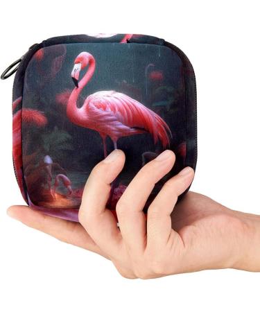 Flamingo Sanitary Napkin Storage Bags | Menstrual Cup Pouches | Nursing Pad Holder | Tampon Bags - Multicoloured 01 - Buy Online on GoSupps.com
