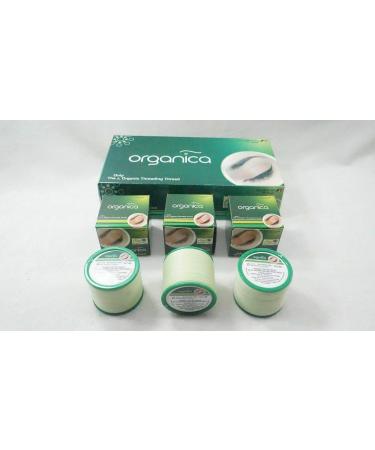 Organica Cotton Antiseptic Eyebrow Thread - Facial Hair Remover (6 Pcs) - Eco-Friendly & Gentle for Sensitive Skin - Buy Online on GoSupps.com