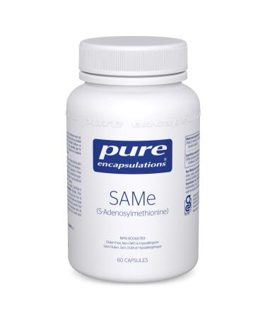 Pure Encapsulations SAMe S-Adenosylmethionine 180's - Supports Phosphatidylcholine Production & Cellular Membrane Integrity - Supports Joint Flexibility - Gluten Free & Non-GMO - 60 Capsules