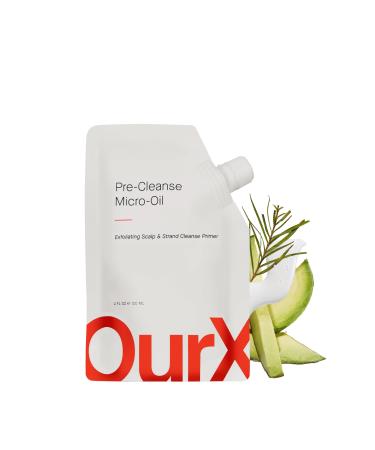 Pre Wash Hair Oil - Removes Build Up Eases Detangling Minimizes Breakage - Sulfate Free 4C Hair Products for Textured Curly Hair (4oz)