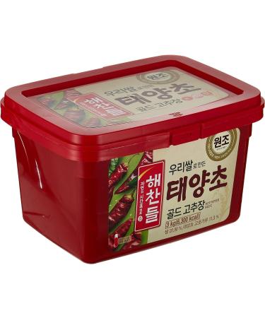 CJ Haechandle Hot Gochujang 3kg - Korean Red Pepper Paste for Spicy Culinary Delights - Perfect for Spice Enthusiasts and Korean Cuisine Aficionados - Buy Online on GoSupps.com