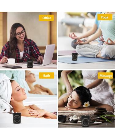 Soy Candles Gift Set for Women - Home Scented Candles with Essential Oils | Perfect Christmas & Birthday Gifts | 4x2.2oz Portable Travel Fragrances - Buy Online on GoSupps.com