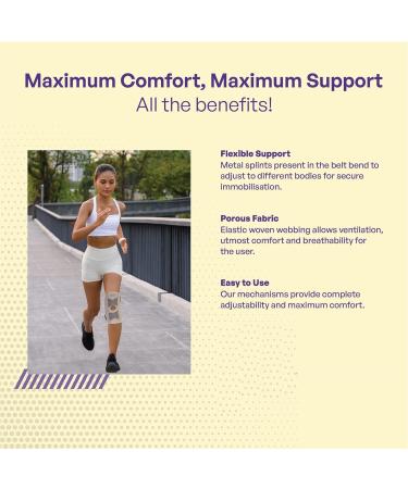 Knee Brace for Men with Side Stabilizer - Ultimate Support & Comfort for Active Lifestyles | International Shipping Available - Buy Online on GoSupps.com
