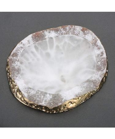 TMISHION Nail Art Palette Resin Nail Art Palette Color Drawing Color Dish Golden Manicure Nail DIY Tool for Applying Nail Polish 01 - Buy Online on GoSupps.com