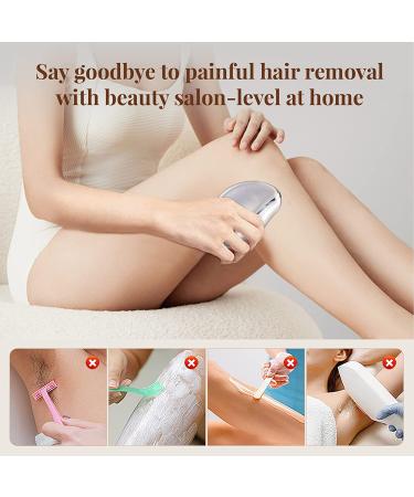 Irreshine Crystal Hair Eraser - Hair Removal for Men and Women - Gentle Skin Exfoliation - Works on All Body Parts - White - Buy Online on GoSupps.com