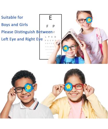 3D Silk Eye Patches for Kids | Fun Lazy Eye Patch for Amblyopia | Soft Blue Star Design for Boys & Girls (Right Eye) - Shop Internationally - Buy Online on GoSupps.com