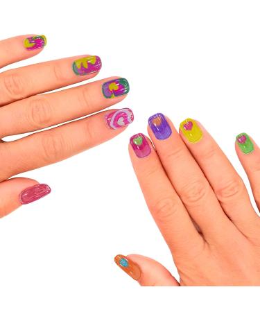 Townley Tween 96 Pcs Press-On Nails Set with 3D & Glow-In-Dark False Nails - Pre-Glue Acrylic Kit for Tweens - Perfect for Gifts, Parties, Sleepovers! - Buy Online on GoSupps.com