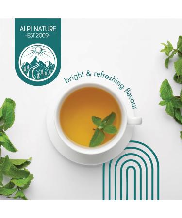  Alpi Nature Alpi Nature Organic Peppermint Herbal Tea 120 Tea Bags 120g Pack of 6 x 20 x 1g Bags - Buy Online on GoSupps.com