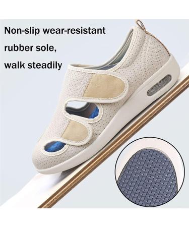 ZBJH Extra Wide Diabetic Shoes for Arthritis Edema Feet - Women's Size 40, Color A03 | Breathable Lightweight Walking Shoes with Air Cushion for Swollen Feet - Buy Online on GoSupps.com