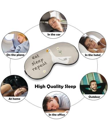 Soft Blackout Eye Mask for Sleeping | Adjustable Straps & Adorable Farm Birds | Travel Eye Mask for Women - No Pressure Comfort - Buy Online on GoSupps.com