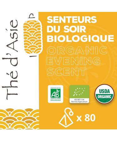  Khla Khla - Organic Soir White Tea - Pack of 80 Pyramid Infuser Sachets - Pai Mu Tan & Licorice Mix - Fine & Rare Organic - Asian Tea Evening & Night - China Origin - Herbal Tea & Infusion - Buy Online on GoSupps.com