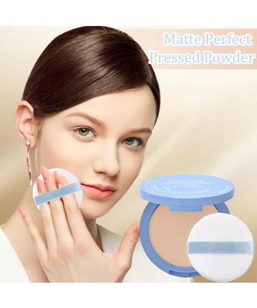  Generisch Pressed Powder Matte Face Powder Oil Control Powders Waterproof Formula Long Lasting Color Correcting Effect Fine Texture Ideal for Women and Girls 8.9X - Buy Online on GoSupps.com