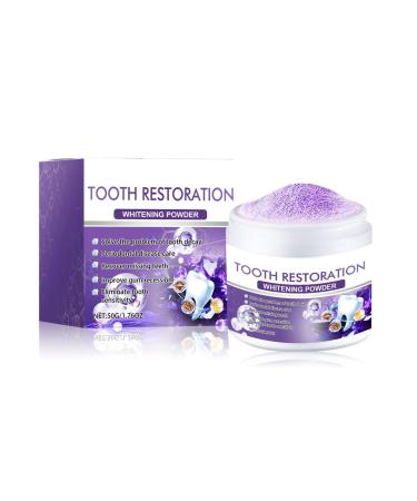 Esncddym Teeth Restoration Mineral Powder 2PCS Teeth Whitening Powder Mineral Tooth Powder Restoration Mineral Powder Effectively Strengthens Teeth And Gums Protect Gums And Breath