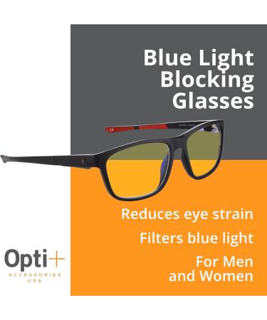 Blue Light Blocking Glasses - Yellow | Anti-Fatigue & Gaming | UV400 Computer & Reading Glasses for Men & Women - Buy Online on GoSupps.com