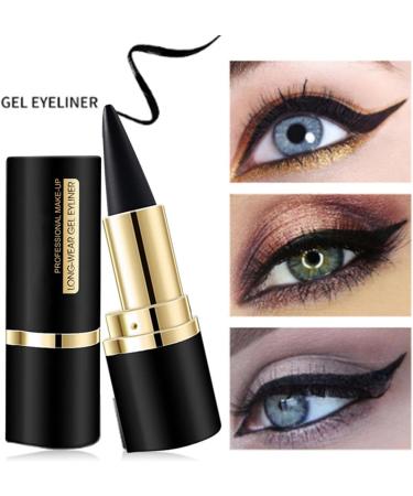  Vgvgaj Black Eyeliner Cream Natural Long Wear Gel Eyeliner Set Stain Proof Gel Eyeliner Waterproof And Stain Resistant Gel Eyeliner Suitable For Daily Makeup 4Pcs - Buy Online on GoSupps.com