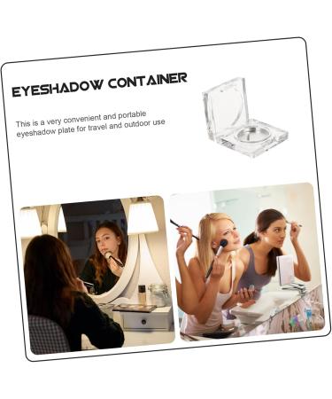 Angoily Makeup Eyeshadow 6pcs Eye Shadow Box Eyeshadow Blush for Cheeks Cosmetics Mini Eye Shadow Case Travel Portable Hongzi 4.20X4.20X1.50CM As Shown - Buy Online on GoSupps.com