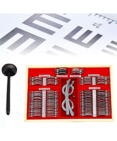 Buy Lannadd 104-Piece Optical Trial Lens Set - Metal Edge Optometry Lenses & Aluminum Frame for Hospitals & Opticians - International Shipping Available - Buy Online on GoSupps.com