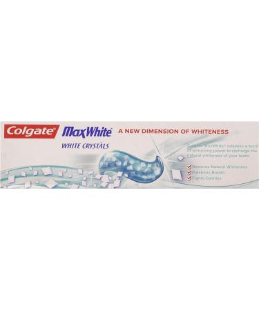 Colgate Max White Crystal Mint Toothpaste 75ml - Brighten Your Smile with Fresh Breath - Buy Online on GoSupps.com