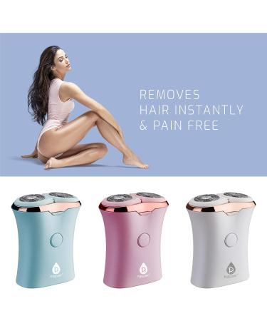 Pursonic USB Rechargeable Ladies Shaver - Pain-Free Hair Removal for Legs, Bikini, Arms, and Ankles (Pink) - Buy Online on GoSupps.com