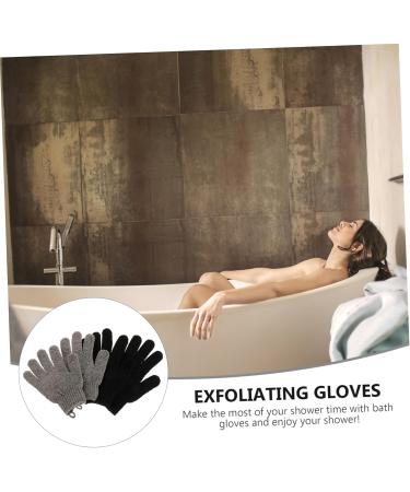 Beavorty 2 Pairs Five Finger Bath Gloves Bathing scrubbers Bath Ball Mesh loofah Gloves sponges for Cleaning exfoliating Bath Gloves for Shower Scrub Glove Remover Miss Polyester Frosted - Buy Online on GoSupps.com