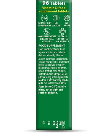 Vitabiotics Ultra Vitamin D 2000IU Tablets - Extra Strength 96 Count - Buy Online on GoSupps.com