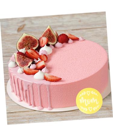 Amosfun 20pcs Cake Decorations Mothers Day Acrylic Mirror Dessert Topper Mother Circle Engraved Disc Mom Cupcake Toppers Acrylic Mirror Disc Mama Bride Baby Food Mirror Plate Golden 5x5cm - Buy Online on GoSupps.com