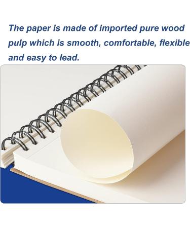 9x12 Sketchbook Pack of 2 - 200 Sheets Spiral Bound Artist Sketch Pad - Acid Free Drawing Paper - Ideal for Adults & Teens - Buy Online on GoSupps.com
