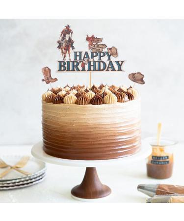 NICENEEDED 31 Pcs Cowboy Cupcake Toppers Glitter Western Rodeo Cupcake Picks Hats Boots Cupcake Picks for Western Party Baby Shower Birthday Party Cake Decorations Supplies - Buy Online on GoSupps.com