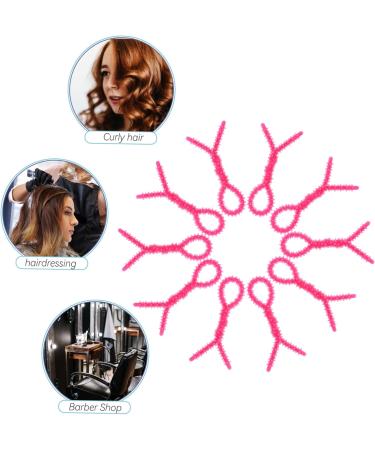 Healeved 50 Pcs Perm Tools Spiral Perm Rod for Long Hair Perm Rods for Curling Spiral Hair Rods 15.00X0.60X0.60CMx5pcs Rosyx5pcs - Buy Online on GoSupps.com