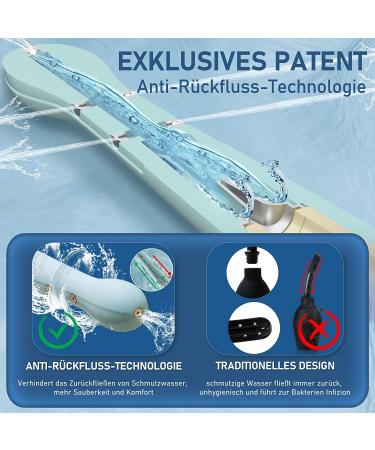 Anti Back-Flow Enema Kit for Adults - Silicone Bulb with 5-Hole Nozzle for Constipation Relief - 150ml Capacity - Men and Women - Buy Online on GoSupps.com
