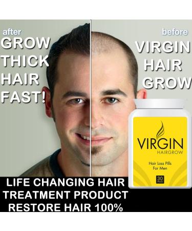 Virgin Hairgrow UK - No.1 Hair Loss & Baldness Treatment Pill | Shop Internationally - Buy Online on GoSupps.com