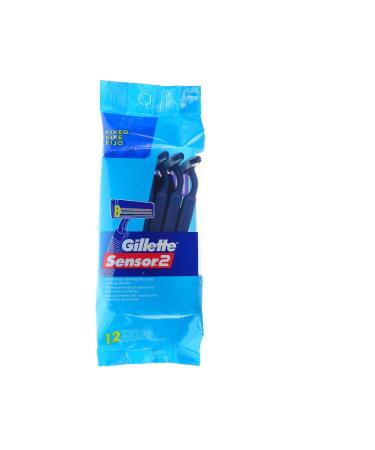 Gillette Sensor2 Disposable Razors 12 ea 1 Count (Pack of 12)