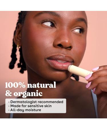 eos 100% Natural & Organic Lip Balm Sticks - Vanilla Bean All Natural Lip Balm All-Day Moisture Dermatologist Recommended 0.14 oz 2-Pack Vanilla Bean 0.14 Ounce (Pack of 2) - Buy Online on GoSupps.com