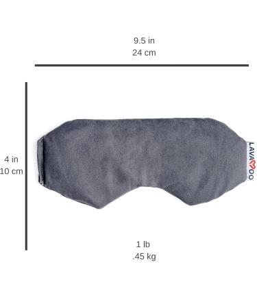 Lava Eye Mask | Weighted Heating & Cooling Pad | Strapless Eye Relief | Microwavable Washable Odorless | International Shipping by Lavayoo - Buy Online on GoSupps.com