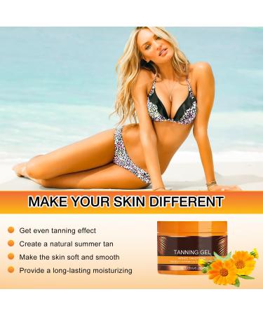 Luxury Intensive Tanning Gel | Natural Accelerator for Sunbeds & Outdoor Tan | Haute Beauty Tanning Lotion - Buy Online on GoSupps.com