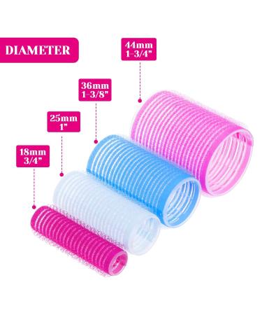Anezus 60 Pcs Self-Grip Hair Rollers Set with Clips - Hair Curlers for Men and Women - Buy Online on GoSupps.com