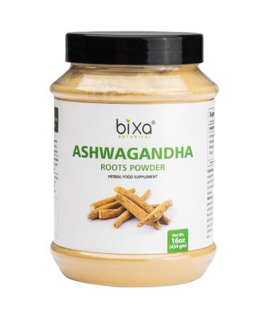 bixa BOTANICAL Ashwagandha Root Powder (Withania Somnifera Root) | 16 Oz / 1 Pound | Indian Ginseng- Best Re-Energizer & Immunity Booster | Herbal Supplement. Ashwagandha Root Powder 16 Ounce (Pack of 1)