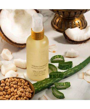 SPA CEYLON VIRGIN COCONUT Facial Cleansing Oil | Gentle & Nourishing | Suitable for all skin types - Buy Online on GoSupps.com