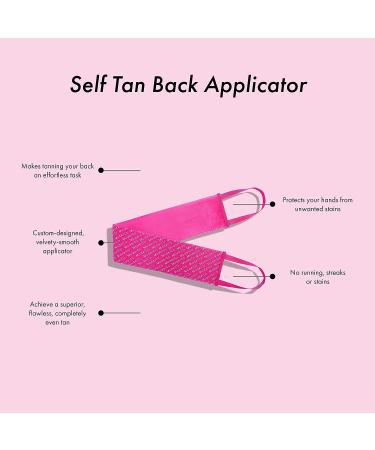 ModelCo Self-Tan Reusable Back Applicator - Effortless Back Tanning Tool with Double Handles - Streak-Free Results - Buy Online on GoSupps.com