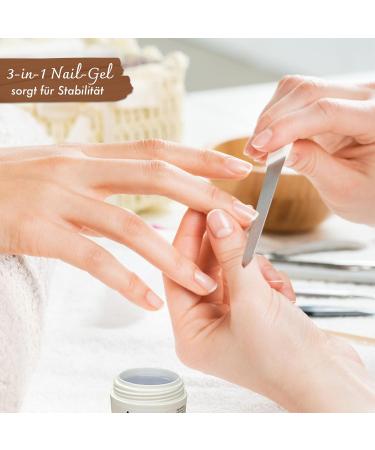 GS-NAILS 1-Phase UV Nail Gel - 3-in-1 Adhesive Assembly & Sealing Gel for Nail Art - 15ml | International Shipping - Buy Online on GoSupps.com