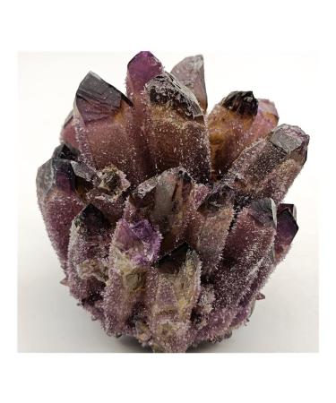 Natural Crystal 1 Piece of Natural Purple Ghost Quartz Crystal Cluster Rough Crystal Specimen for Home and Office Decoration Power Stone Crystal ningxiao (Size : 600-750g)