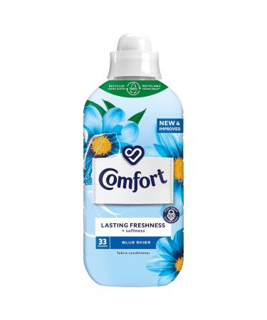 Comfort Blue Skies Fabric Conditioner Fresh Floral Scent 990ml (33 Washes)