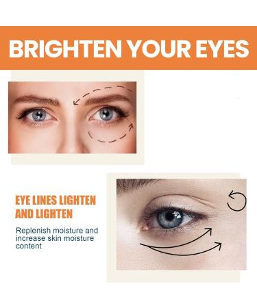 Vitamin C Eye Cream Glow Vitamin C Eye Balm Moisturizing Eye Cream Anti-Aging Eye Firming Stick Reduce Dark Circles and Puffiness - Buy Online on GoSupps.com