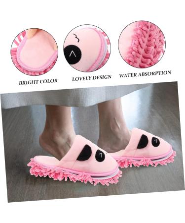 Beavorty Reusable Mop Slippers - Washable Cartoon Mopping Shoes for Easy Floor Cleaning | International Shipping Available - Buy Online on GoSupps.com